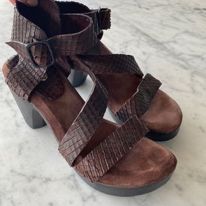 Calleen Cordero Leather Platform Sandals